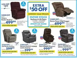 Boscov's Recliner & Lift Chairs offer