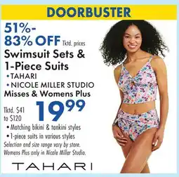 Boscov's Swimsuit Sets & 1-Piece Suits offer