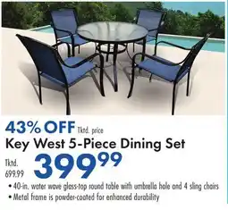 Boscov's Key West 5-Piece Dining Set offer