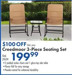 Boscov's Creedmoor 3-Piece Seating Set offer