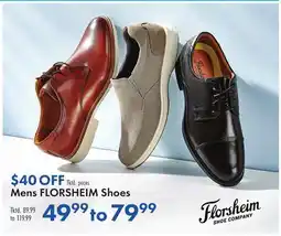 Boscov's Mens FLORSHEIM Shoes offer