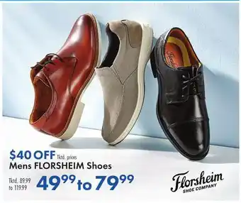 Boscov's Mens FLORSHEIM Shoes offer