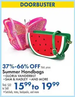 Boscov's Summer Handbags offer