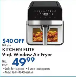 Boscov's KITCHEN ELITE 9-qt. Window Air Fryer offer