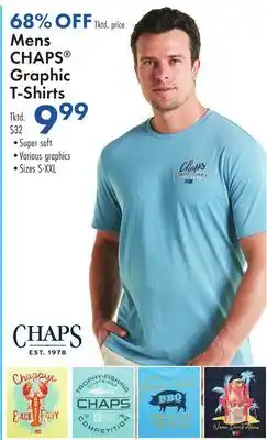 Boscov's Mens CHAPS Graphic T-Shirts offer