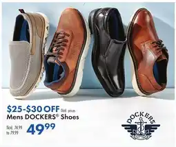 Boscov's Mens DOCKERS Shoes offer