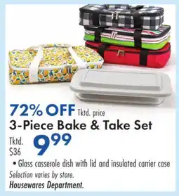 Boscov's 3-Piece Bake & Take Set offer
