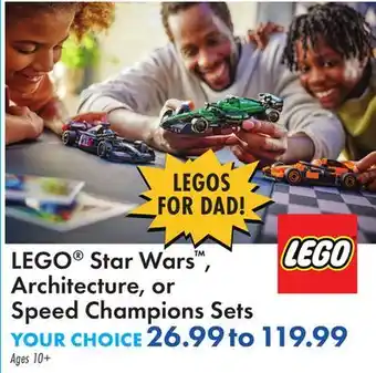 Boscov's LEGO Star Wars , Architecture, or Speed Champions Sets offer