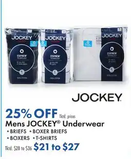 Boscov's Mens JOCKEY Underwear offer