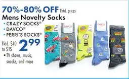 Boscov's Mens Novelty Socks offer