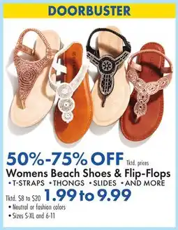 Boscov's Womens Beach Shoes & Flip-Flops offer