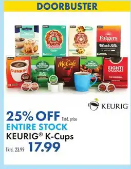 Boscov's KEURIG K-Cups offer
