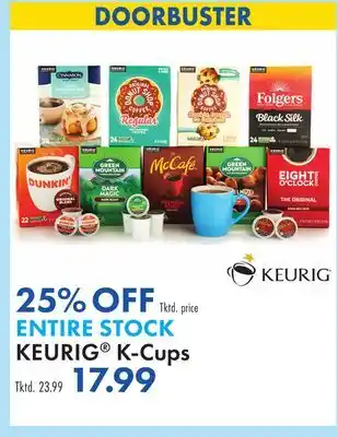 Boscov's KEURIG K-Cups offer