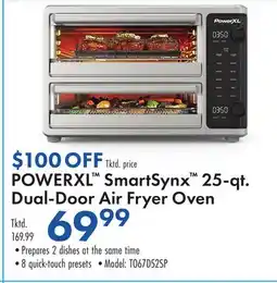 Boscov's POWERXL SmartSynx 25-qt. Dual-Door Air Fryer Oven offer