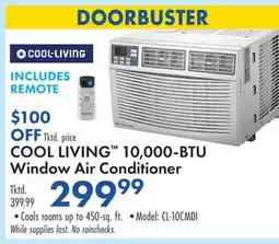 Boscov's COOL LIVING 10,000-BTU Window Air Conditioner offer