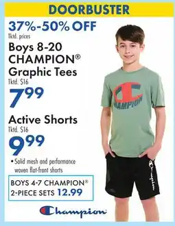 Boscov's Boys 8-20 CHAMPION Graphic Tees offer
