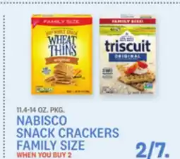 Kings Food Markets NABISCO SNACK CRACKERS FAMILY SIZE offer