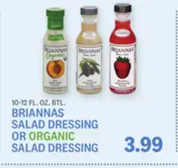 Kings Food Markets BRIANNAS SALAD DRESSING OR ORGANIC SALAD DRESSING offer