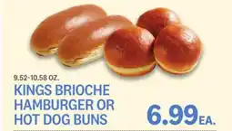 Kings Food Markets KINGS BRIOCHE HAMBURGER OR HOT DOG BUNS offer