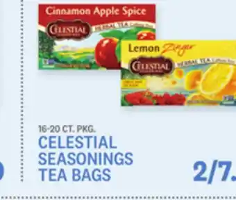 Kings Food Markets CELESTIAL SEASONINGS TEA BAGS offer