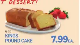 Kings Food Markets KINGS POUND CAKE offer