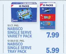 Kings Food Markets NABISCO SINGLE SERVE VARIETY PACK offer