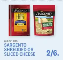 Kings Food Markets SARGENTO SHREDDED OR SLICED CHEESE offer