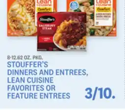 Kings Food Markets STOUFFER'S DINNERS AND ENTREES, LEAN CUISINE FAVORITES OR FEATURE ENTREES offer