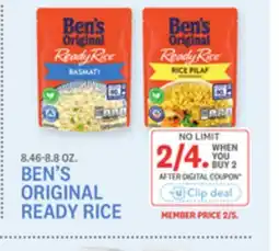 Kings Food Markets BEN'S ORIGINAL READY RICE offer