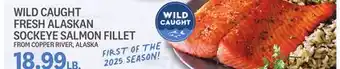 Kings Food Markets WILD CAUGHT FRESH ALASKAN SOCKEYE SALMON FILLET offer