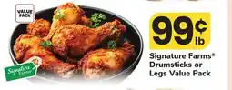 ACME Signature Farms Drumsticks or Legs Value Pack offer