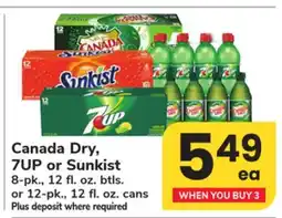 ACME Canada Dry, 7UP or Sunkist offer