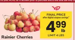 ACME Rainier Cherries offer
