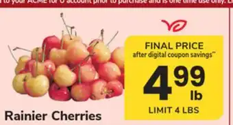ACME Rainier Cherries offer