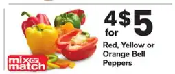 ACME Red, Yellow or Orange Bell Peppers offer