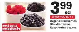 ACME Organic Blueberries, Blackberries or Raspberries offer