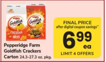 ACME Pepperidge Farm Goldfish Crackers Carton offer