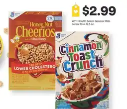 CVS Select General Mills cereal 10.4-12.5 oz offer