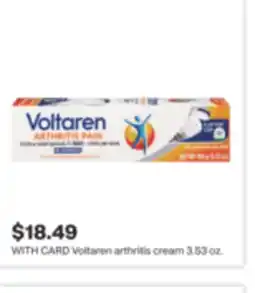 CVS Voltaren arthritis cream 3.53 oz offer