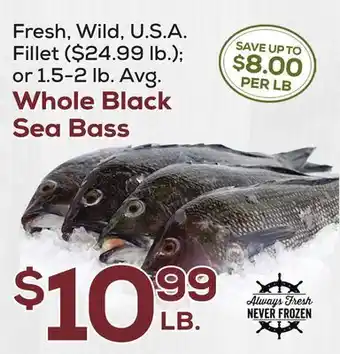 DeCicco & Sons Whole Black Sea Bass offer