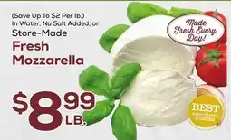 DeCicco & Sons Fresh Mozzarella offer