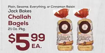 DeCicco & Sons Jack Bakes Challah Bagels offer