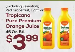 DeCicco & Sons Tropicana Pure Premium Orange Juice offer