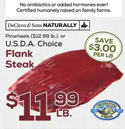 DeCicco & Sons Flank Steak offer
