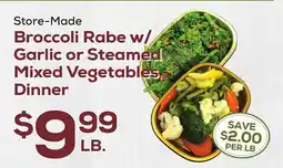DeCicco & Sons Broccoli Rabe w/ Garlic or Steamed Mixed Vegetables Dinner offer