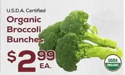 DeCicco & Sons Organic Broccoli Bunches offer