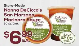 DeCicco & Sons DeCicco's San Marzano Marinara Sauce offer