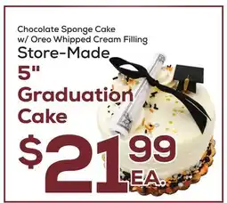 DeCicco & Sons 5 Graduation Cake offer