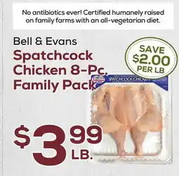 DeCicco & Sons Bell & Evans Spatchcock Chicken offer