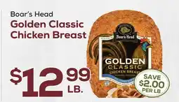 DeCicco & Sons Boar's Head Golden Classic Chicken Breast offer